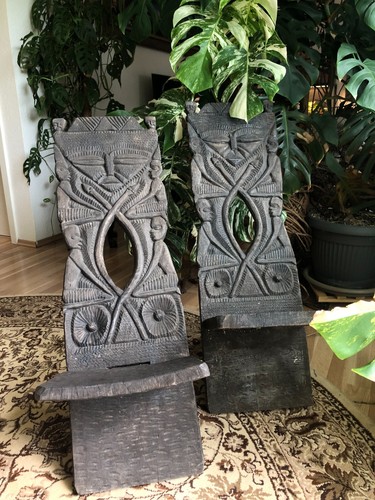 Afrikanische steckstühle - afrikanische,