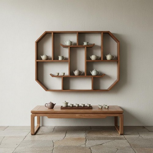Teeregal aus holz platzsparend - teeregal,
