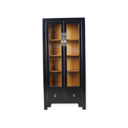 Chinesische vitrine schwarz - vitrine,