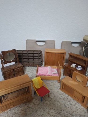 Vintage puppenhausmöbel - vintage,